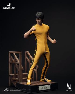 Bruce Lee figurine 1/6 Yellow Suit corps silicone articulé 29,6 cm | INART