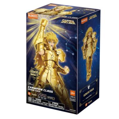 Saint Seiya Saga des Gémeaux Champion Class Blokees Maquette Snap-Fit 15-16cm
