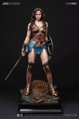 Wonder Woman 1/6 Justice League HMS Platinum Hyperreal Movie Silicone Statue | JND Studios