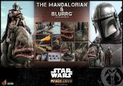 Star Wars The Mandalorian pack 2 figurines 1/6 The Mandalorian & Blurrg 37 cm | HOT TOYS