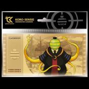 ASSASSINATION CLASSROM GOLDEN TICKET KORO SENSEI