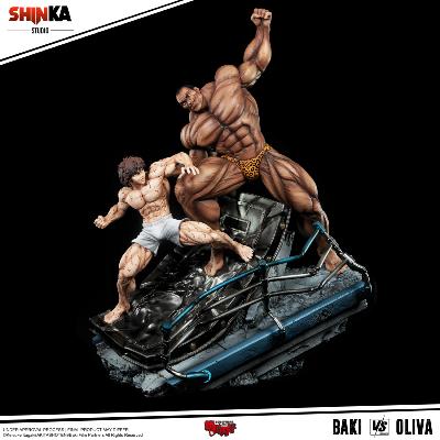 Baki VS Oliva 1/6 – Statue Résine Versus | ShinKA Studio