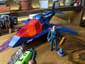 M.A.S.K. Switchblade & Figurine Miles Mayhem véhicule High Tech Helicopter (HTH) 12 cm | The Loyal subjects