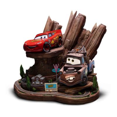 Cars statuette 1/10 Deluxe Art Scale Lightning Mcqueen & Tow Mater 31 cm | IRON STUDIOS