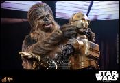 Star Wars Episode V figurine Movie Masterpiece 1/6 Chewbacca with Disassembled C-3PO 36 cm | HOT TOYS