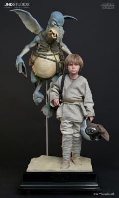 Anakin Skywalker & Watto Enfant 1/3 Statue Résine Star Wars Episode I La Menace Fantôme JND Studios