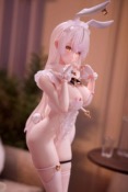 Original Character by Kedama Tamano statuette PVC White Bunny Lucille DX Ver. 27 cm