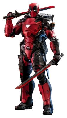 Marvel Comic Masterpiece figurine 1/6 Armorized Deadpool 33 cm | HOT TOYS