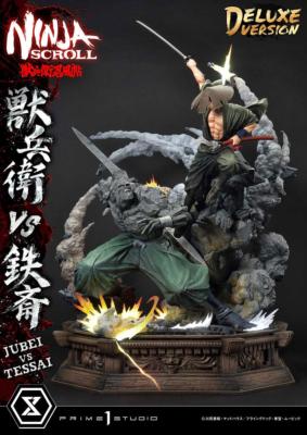 Ninja Scroll statuette Ultimate Premium Masterline Series 1/4 Jubei Versus Tessai Deluxe Bonus Version 101 cm | PRIME 1 STUDIO