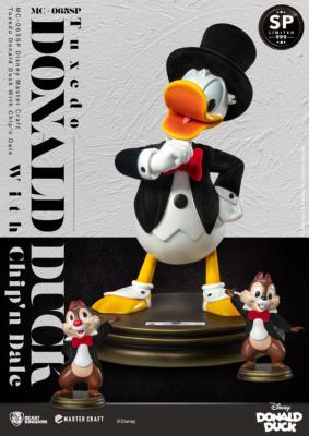 Disney 100th statuette Master Craft Tuxedo Donald Duck (Chip'n und Dale) 40 cm | BEAST KINGDOM