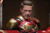 Iron Man 3 figurine Movie Masterpiece Diecast 1/6 Iron Man Mark XLII (2.0) 32 cm | HOT TOYS