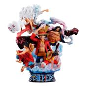 One Piece Petitrama DX statuette PVC Logbox Re Birth Luffy Special Vol. 02 15 cm | MEGAHOUSE