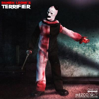 Terrifier figurine 1/12 Art the Clown Deluxe Edition 17 cm | MEZCO