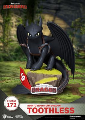 Dragons D-Stage PVC Diorama statuette toothless 14 cm | BEAST KINGDOM