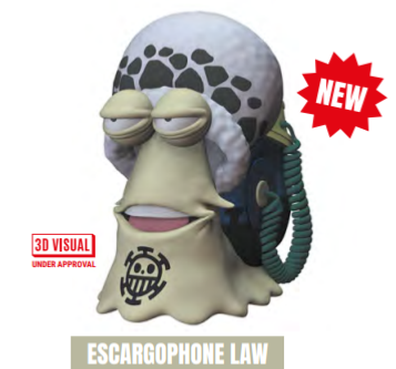 One Piece Tirelire Escargophone Law 14.5cm | Plastoy