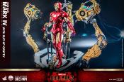 Iron Man 2 figurine 1/4 Iron Man Mark IV with Suit-Up Gantry 49 cm | Hot Toys