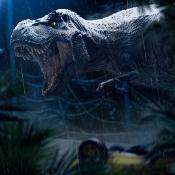 Jurassic Park Icons statuette T-Rex Attack 15 cm | IRON STUDIOS