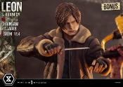 Resident Evil 4 statuette Ultimate Premium Masterline Series 1/4 Leon S. Kennedy vs. Chainsaw Villager Bonus Ver. 76 cm | PRIME 1 STUDIO