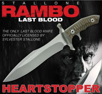 Rambo: Last Blood réplique 1/1 couteau Heartstopper 38 cm | UNITED 