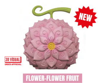 One Piece Tirelire Flower Flower Fruit du démon 12cm | Plastoy