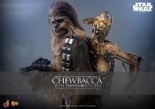 Star Wars Episode V figurine Movie Masterpiece 1/6 Chewbacca with Disassembled C-3PO 36 cm | HOT TOYS