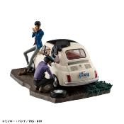 Lupin III statuette PVC Lupin the Gallery Punk at Dawn 9 cm | MEGAHOUSE