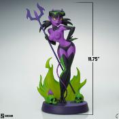 Original Artist Series statuette Devil Girl (Purple and Green Variant) 30 cm | SIDESHOW