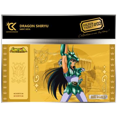 Shiryu Dragon Golden Ticket Saint Seiya | Cartoon Kingdom
