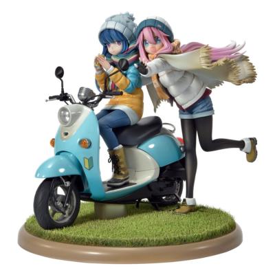 Laid-Back Camp statuette PVC 1/7 Prisma Wing Nadeshiko Kagamihara & Rin Shima 24 cm | PRIME 1 STUDIO