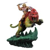 Masters of the Universe statuette He-Man and Battle Cat Classic Deluxe 59 cm | Tweeterhead