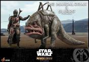 Star Wars The Mandalorian pack 2 figurines 1/6 The Mandalorian & Blurrg 37 cm | HOT TOYS