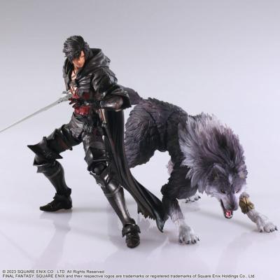 Final Fantasy XVI Bring Arts figurine Set Clive Rosfield & Torgal | SQUARE ENIX