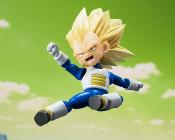 Dragon Ball figurine S.H.Figuarts Super Saiyan 3 Vegeta (mini) Daima 8 cm | TAMASHI NATIONS