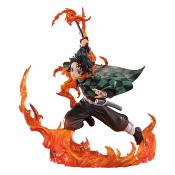 Demon Slayer: Kimetsu no Yaiba statuette PVC FiguartsZERO Kamado Tanjiro (Kyojuro Rengoku's Sword Guard Ver.) 19 cm | BANDAI