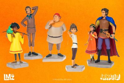 Les Mystérieuses Cités d'Or Coffret de 6 figurines Esteban, Zia, Tao & Pichu, Mendoza, Pedro et Sancho | LMZ Collectibles