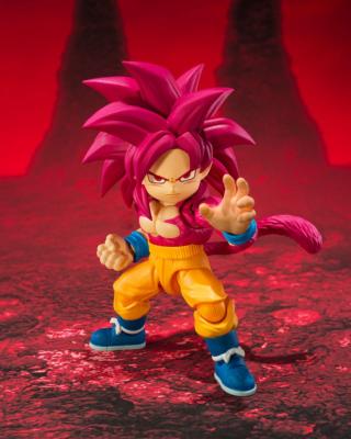 Dragon Ball Daima figurine S.H.Figuarts Super Saiyan Level 4 Son Goku (mini) 8 cm | BANDAI