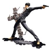 Trigun Badlands Rumble statuette PVC ARTFX J 1/8 Nicholas D. Wolfwood Renewal Package Version 20 cm | KOTOBUKIYA