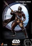 Star Wars The Mandalorian pack 2 figurines 1/6 The Mandalorian & Blurrg 37 cm | HOT TOYS