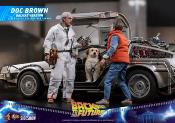 Retour vers le futur figurine Movie Masterpiece 1/6 Doc Brown (Deluxe Version) 30 cm | HOT TOYS