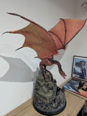 DÉPÔT-VENTE - Smaug the Fire-Drake 88 cm Le Hobbit statuette (Complet excellentes conditions) | WETA WORKSHOP