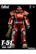 Fallout figurine 1/6 T-51 Nuka Cola Power Armor 37 cm | Threezero