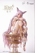 Silver Moon 1/4 Wlop artist statue | Light Year Studio