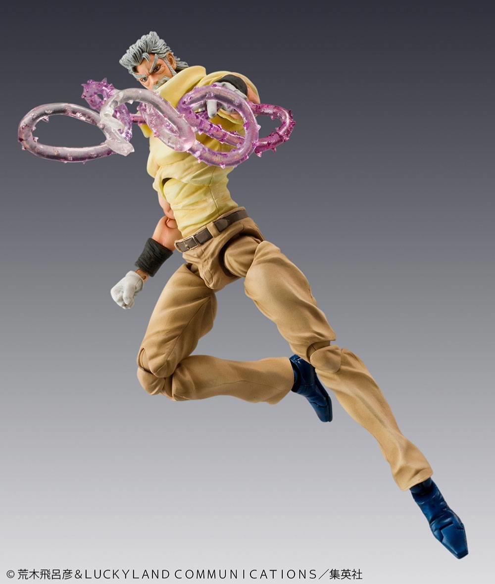 Jojos Bizarre Adventure Figurine Super Action Chozokado Joseph Joestar And Iggy 15 Cm 1279