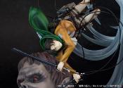 Attack on Titan statuette PVC 1/7 Levi vs Beast Titan Ver. 28 cm | PROOF