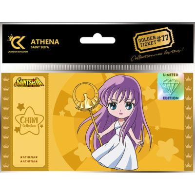 Chibi Athena Golden Ticket Saint Seiya | Cartoon Kingdom