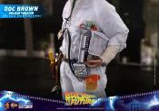 Retour vers le futur figurine Movie Masterpiece 1/6 Doc Brown (Deluxe Version) 30 cm | HOT TOYS