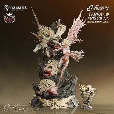 Claymore Teresa vs Priscilla 1/6 Elite Exclusive Statue Diorama Figurama Collectors Combat Awakened Being Norihiro Yagi