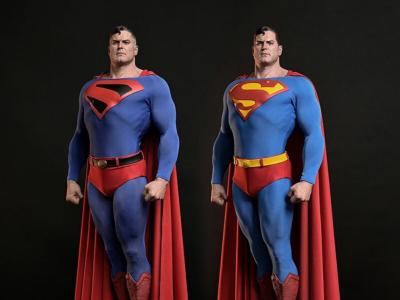 Statue Superman Dual Version Bundle 1/4 – DC Comics Hyperreal Movie | JND Studios
