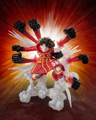 One Piece statuette PVC Figuarts ZERO Extra Battle Monkey D. Luffy -Gum Gum Hawk Gatling- 19 cm | Tamashii Nations