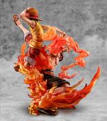 One Piece statuette PVC P.O.P. NEO-Maximum Luffy & Ace Bond between brothers 20th Limited Ver. 25 cm | MEGAHOUSE